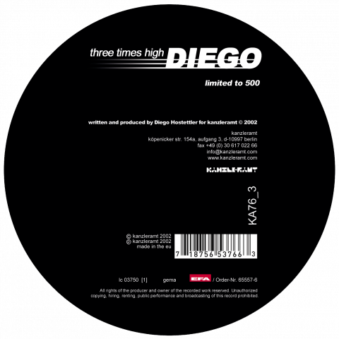 ka076_3 | 12″ <br>DIEGO HOSTETTLER <br>Three Times High