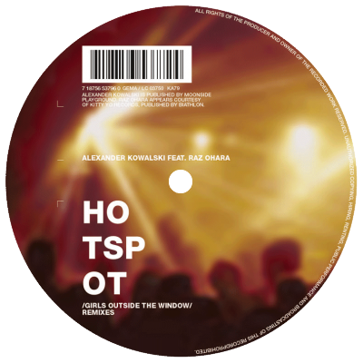 ka079 | 12″ <br>ALEXANDER KOWALSKI WITH RAZ OHARA <br>Hot Spot Remixes <br>THE ADVENT | JESPER DAHLBÄCK