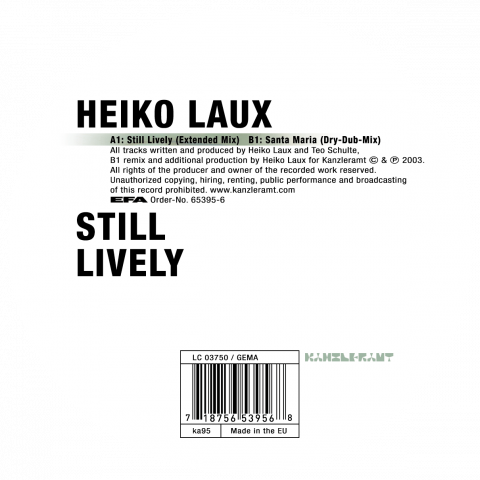 ka095 | 12″ <br>HEIKO LAUX <br>Still Lively