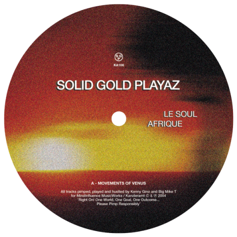 ka106 | 12″ <br>SOLID GOLD PLAYAZ <br>Le Soul Afrique