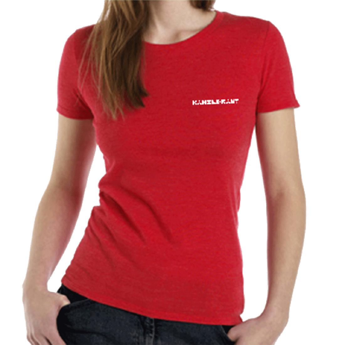 t shirt girl in red