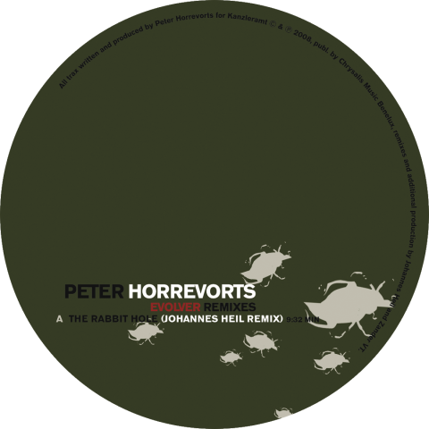ka142 | 12″ <br>PETER HORREVORTS <br>Evolver Remixes <br>ZANDER VT | JOHANNES HEIL
