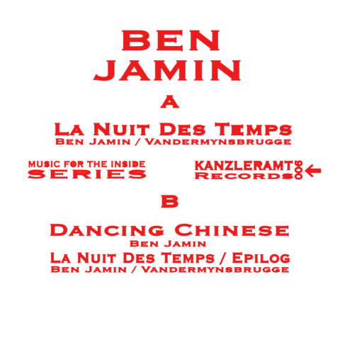 ka006 | limited 12″ <br>BEN JAMIN <br>La Nuit Des Temps